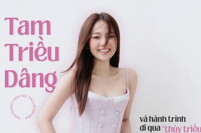 Lê Tam Triều Dâng và hành trình đi qua 'thủy triều' của chính mình - Chuyên trang Hoa Học Trò - Báo Tiền Phong