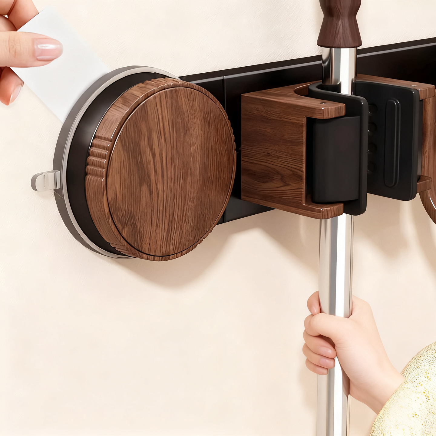 Suction Cup Wall Holder for Cleaning Tools