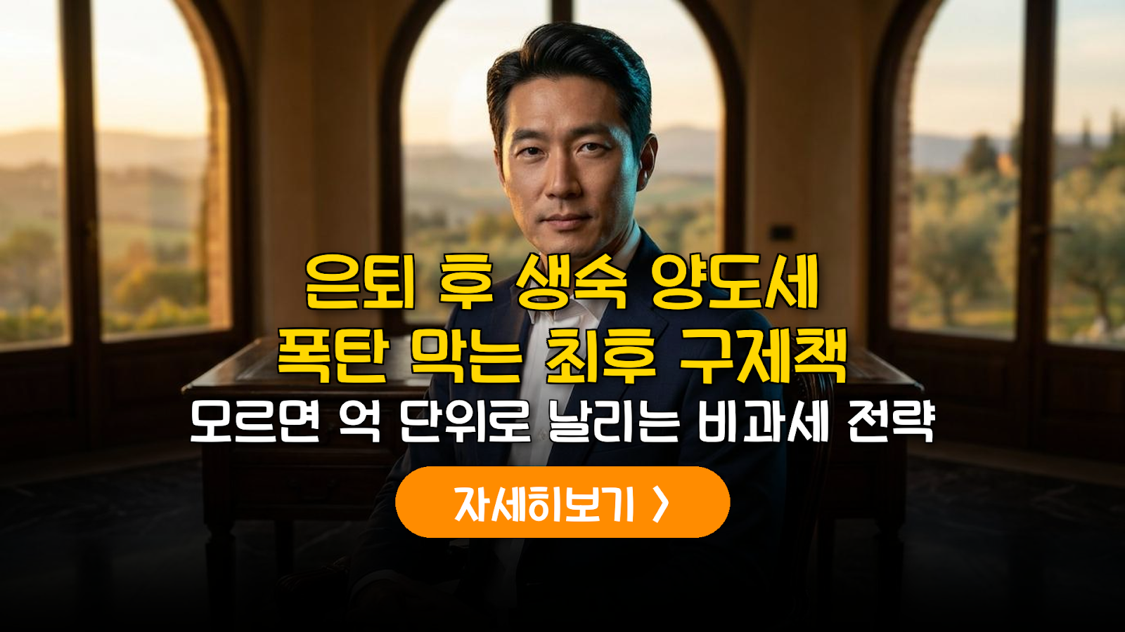 은퇴 후 생숙 양도세 구제 전략