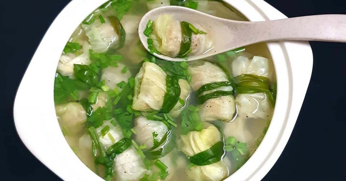 Canh bắp cải cuộn thịt