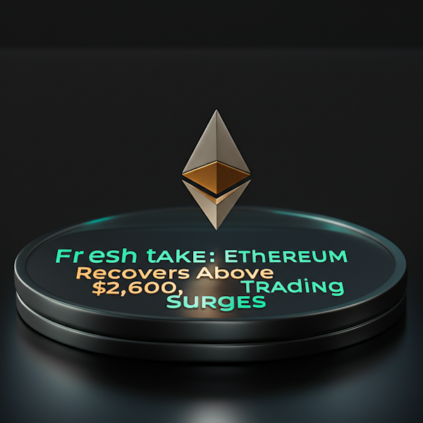 Fresh take: Ethereum Recovers Above $2,600, Trading Surges