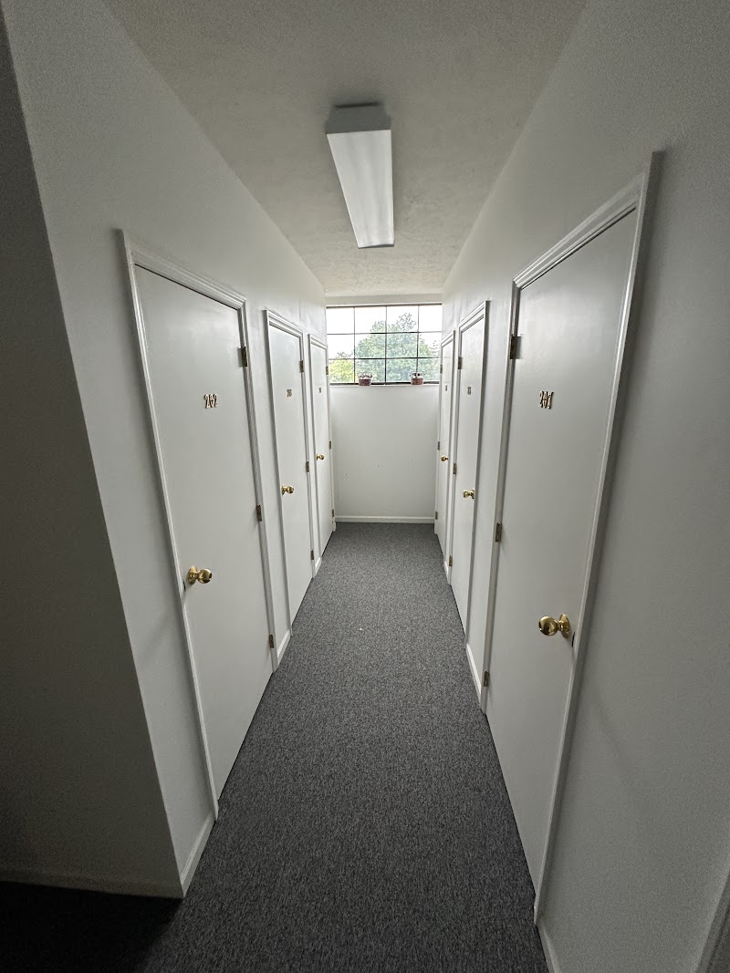 Yardley Court interior doors and door frames repainted, hallway common area