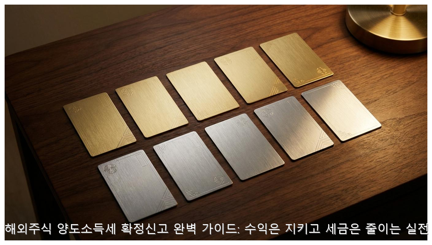 2026 해외주식 양도소득세 절세 및 확정신고 실전 가이드 핵심 안내 및 분석 인포그래픽 (4)