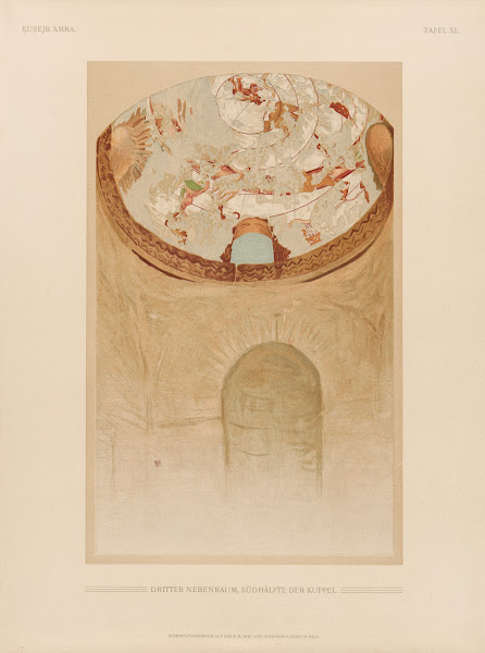 Ḳuṣejr ʻAmra mit einer Karte von Arabia Petraea Pl40 1907