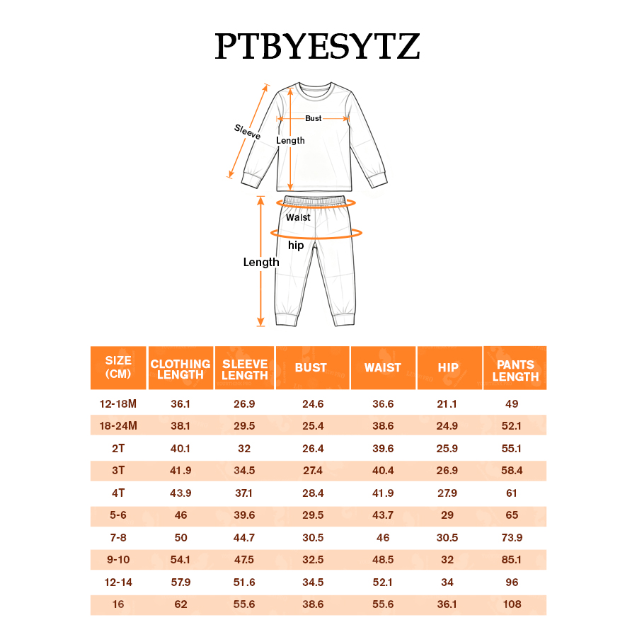 AOP PTB Baby Pajama Set