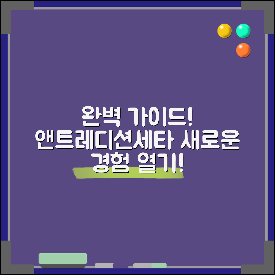 앤트레디션세타고 완벽 가이드: 새로운 경험의 문을 열다