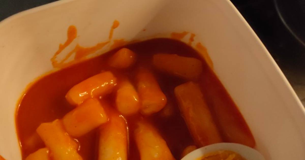 Bánh gạo cay Tokbokki đơn giản