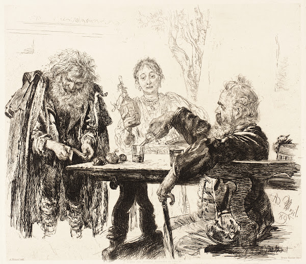 Italian Tavern Scene 1889