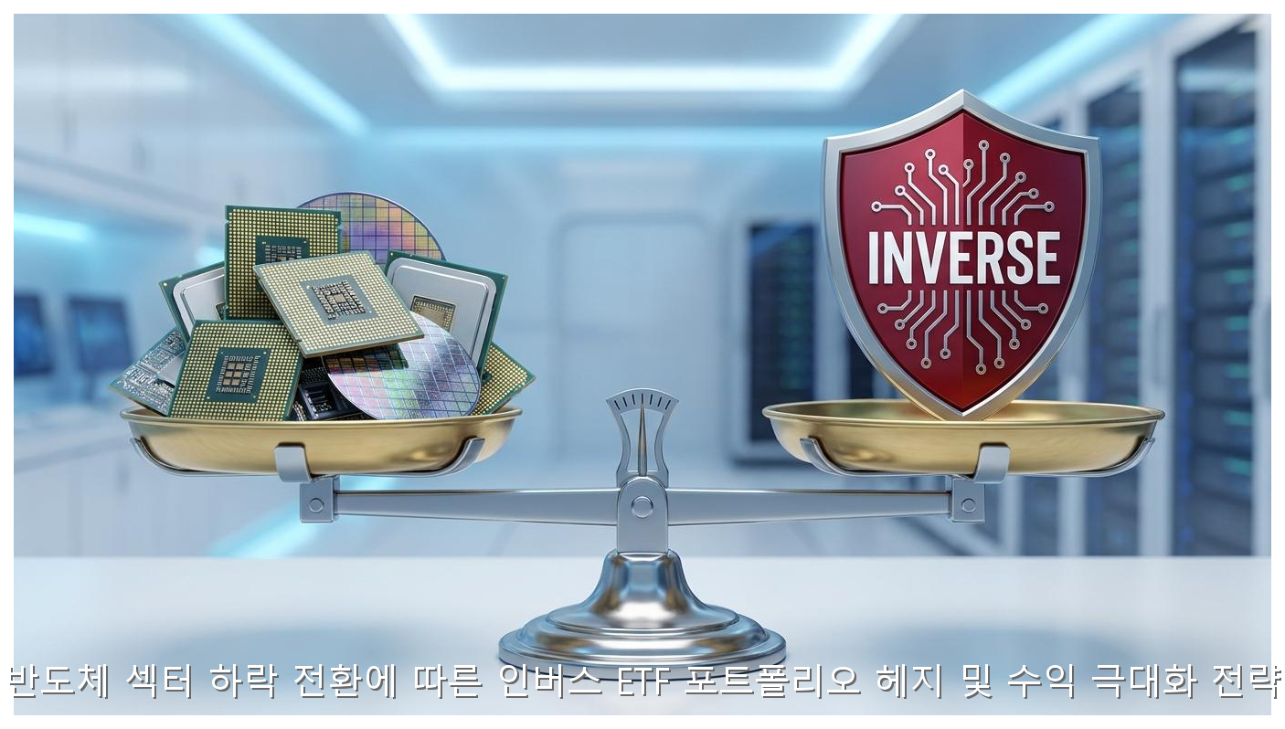 반도체 섹터 하락 전환에 따른 인버스 ETF 포트폴리오 헤지 및 수익 극대화 전략 핵심 안내 및 분석 인포그래픽 (7)