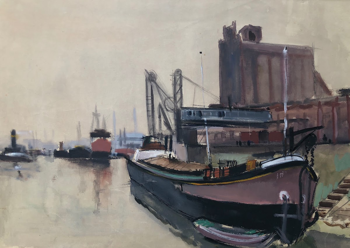 Schiffe im Hamburger Hafen