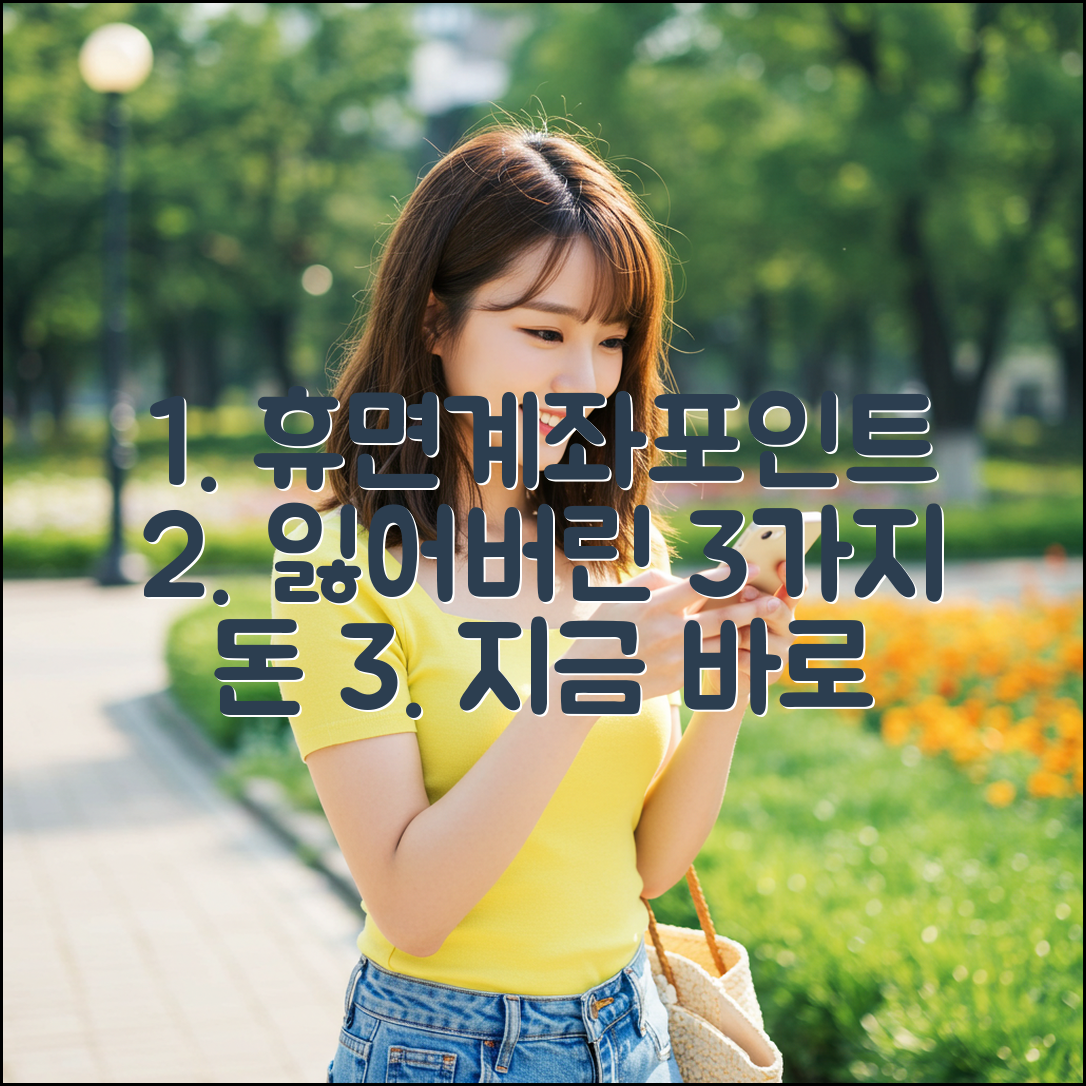 휴면계좌&포인트, 잃어버린 3가지 돈 찾는 법