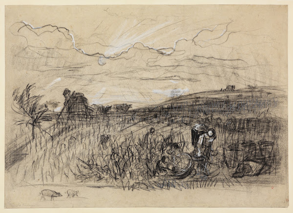 Weinlese in Burgund 1863