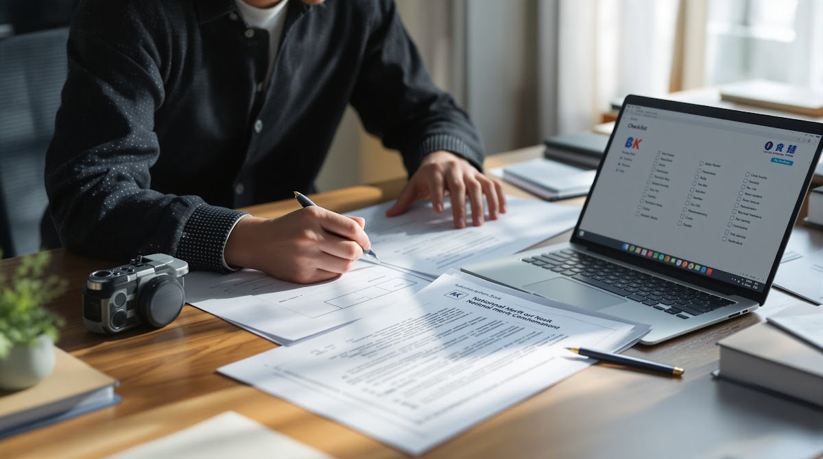 국가유공자 서류 준비 과정에서 최신 체크리스트를 확인하며, 온라인 시스템과 오프라인 상담을 병행하여 모든 혜택을 100% 누리기 위한 주의사항을 꼼꼼히 점검하는 모습