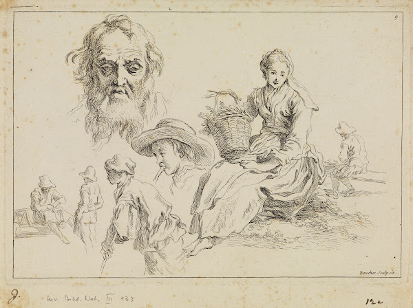 Figure studies 1735