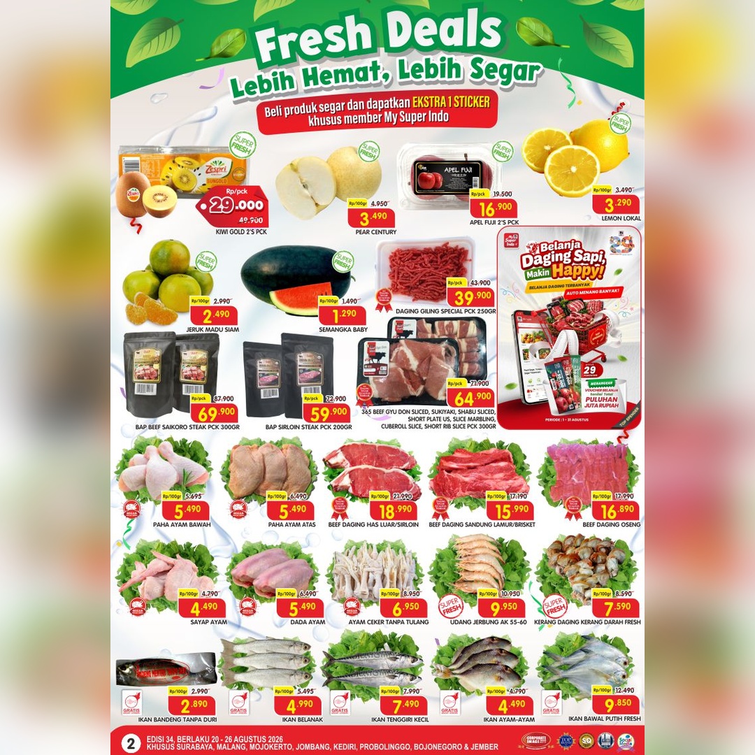 Katalog Super Hemat Surabaya, Malang, Mojokerto, Jomang, Kediri