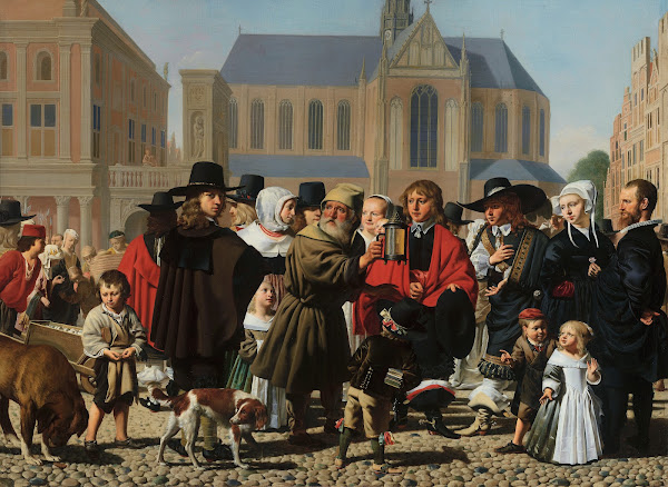 Diogenes Looking for an Honest Man Portrait Historié of the Steyn Family 1652