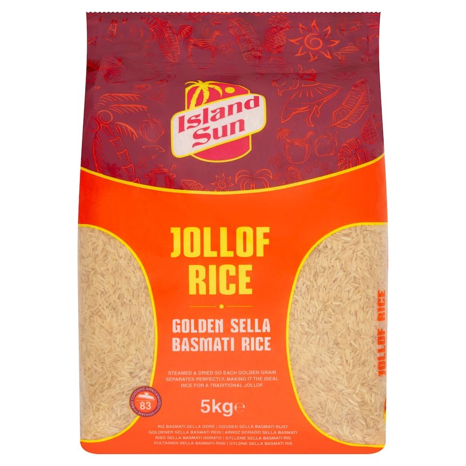 ISLAND SUN - JOLLOF RICE: BASMATI GOLDEN SELLA RICE