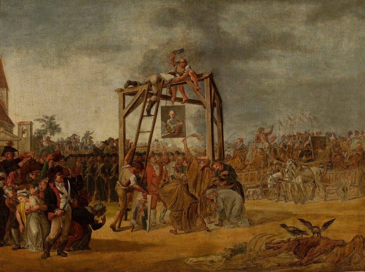 Hanging the traitors c 1794