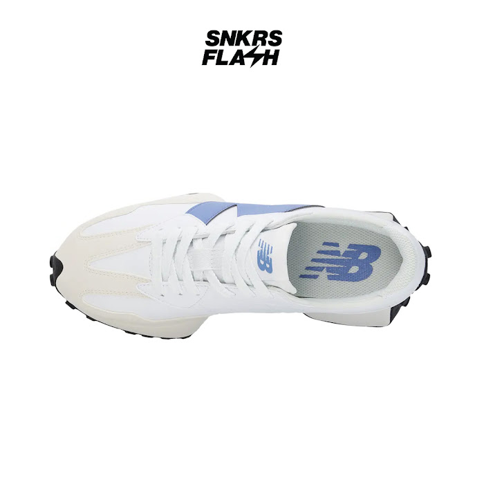 NEW BALANCE 327 WHITE BLUE LAGUNA - Size 44