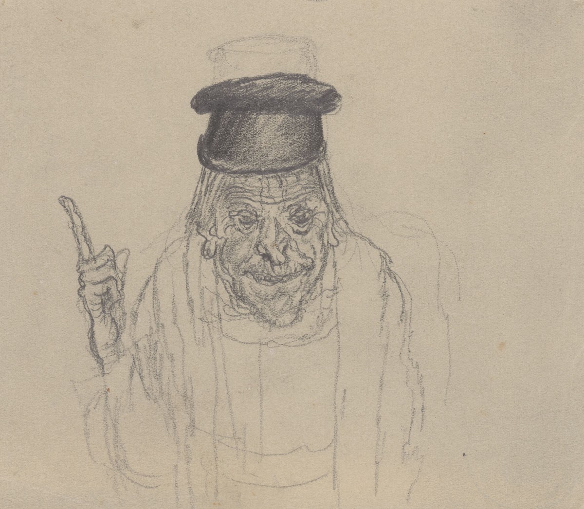 Waarschuwend oud ventje 1930 1949