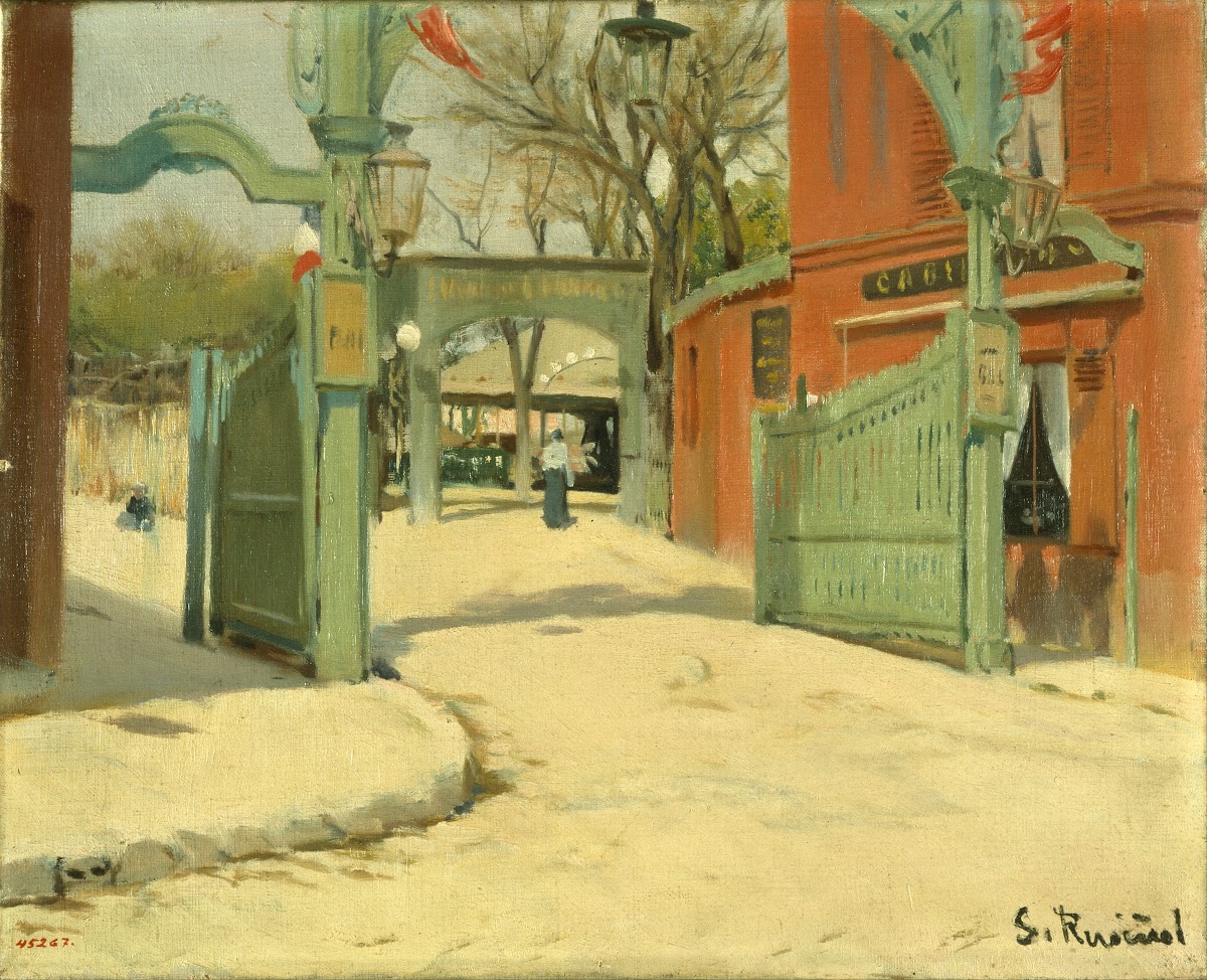 Entrance to the Park of the Moulin de la Galette 1891