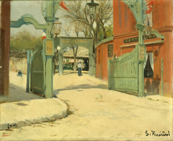 Entrance to the Park of the Moulin de la Galette 1891