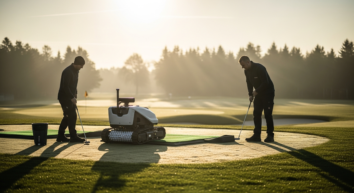 Golfclub Automatisierung: Roboter für Greenkeeping und Driving Range