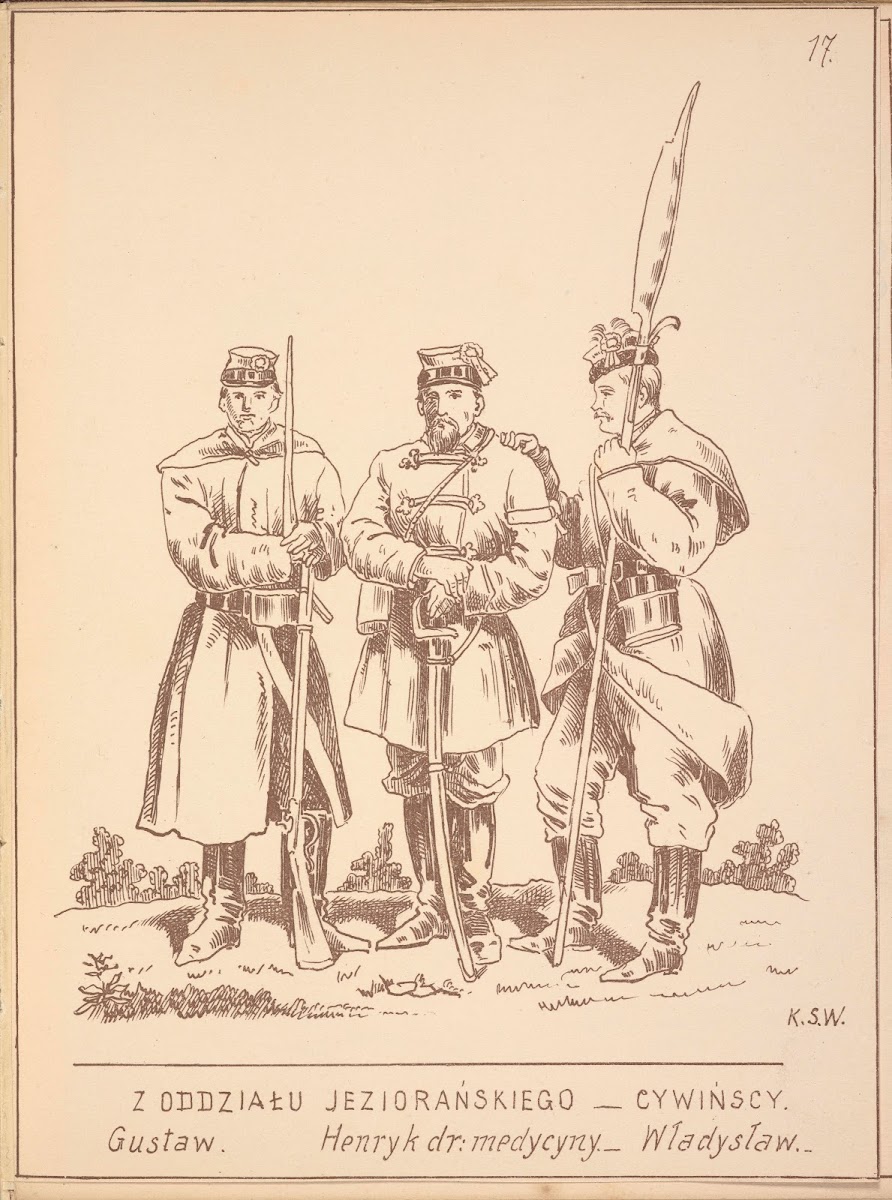 Z Oddziałów Jeziorańskiego  Cywińscy 1909