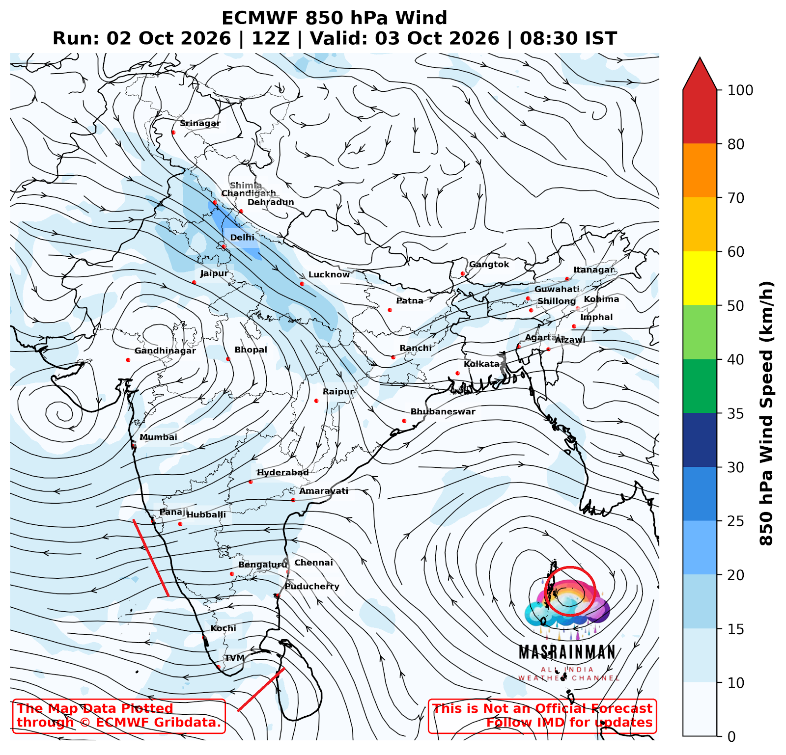 North India / Wind - MasRainMan Weather
