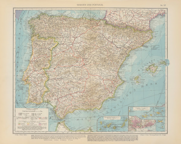 Spanien und Portugal 1923