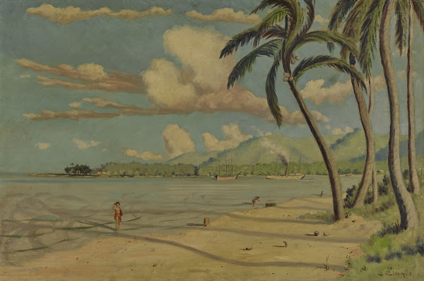 Beach at ApiaSamoa 1905
