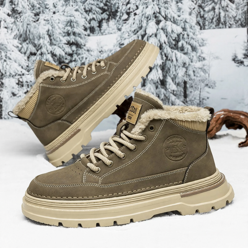 Insulated Men's Boots, High-Top, Winter