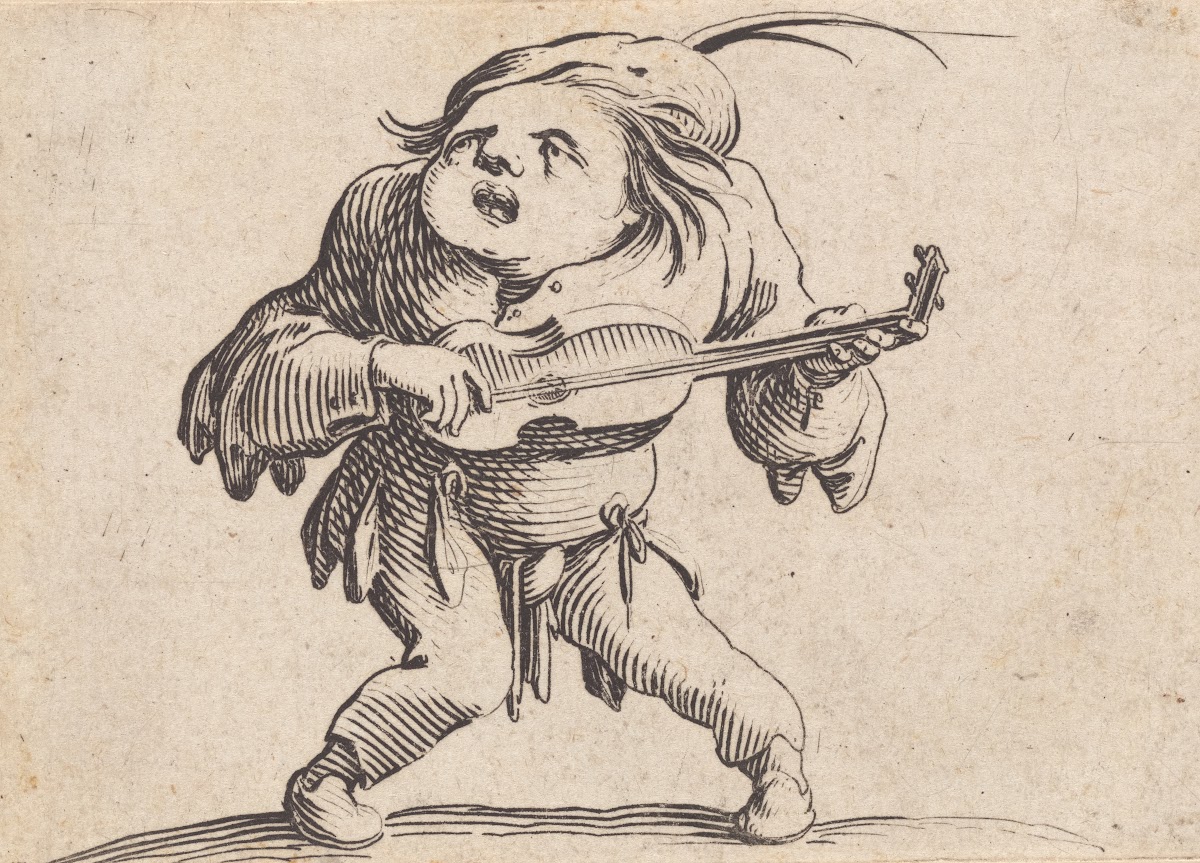 Le bancal jouant de la guitar 1616 1622