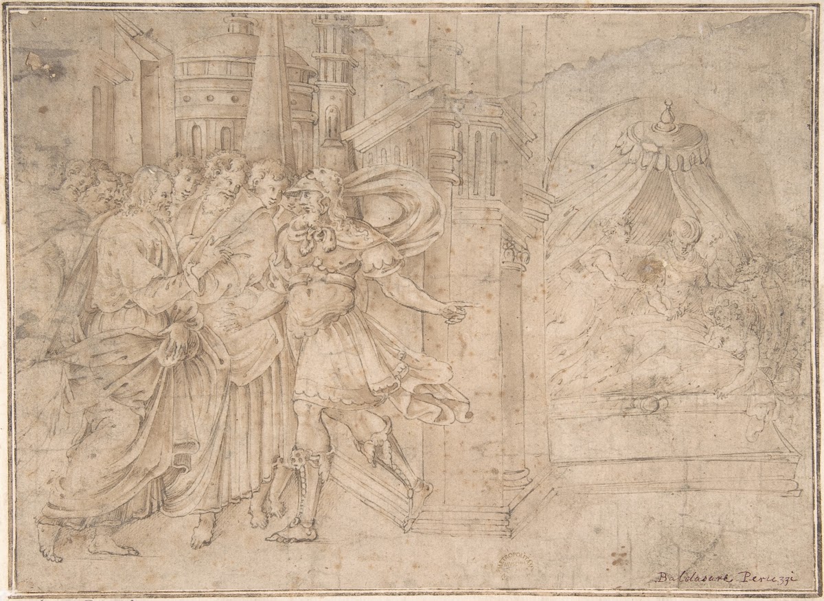 Christ and the Daughter of the Centurion 16th century