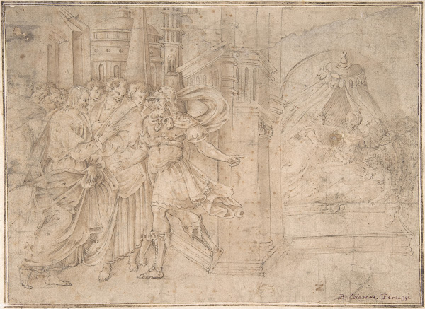 Christ and the Daughter of the Centurion 16th century
