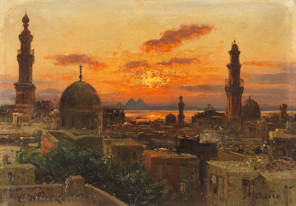 Kairo im Abendlicht 1889
