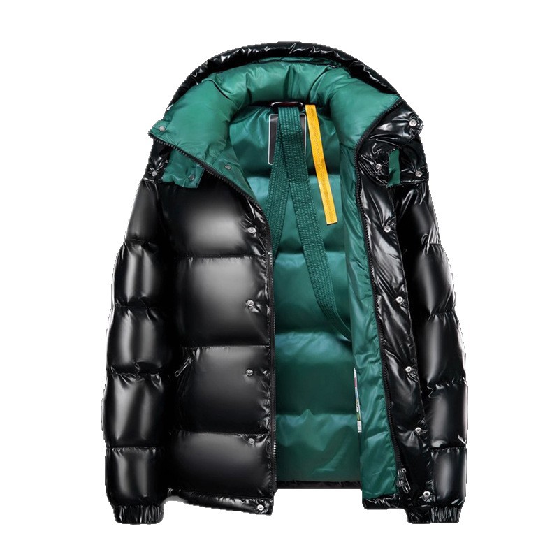Men's down jacket with hood