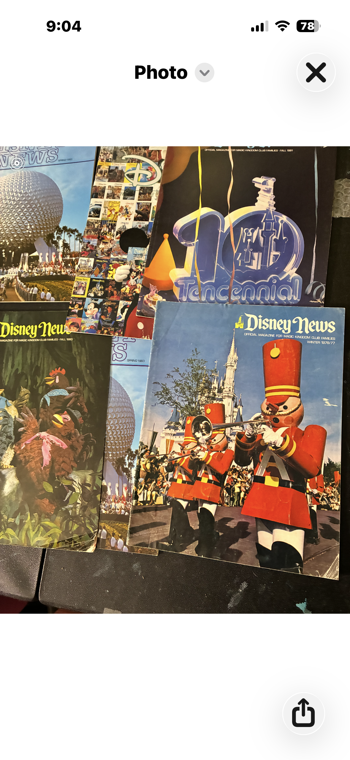 Disney News magazine Fall 1980 cover featuring Audio-Animatronic roosters and tropical birds from the Enchanted Tiki Room attraction