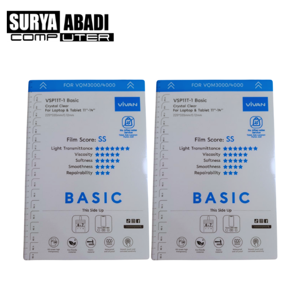 Screen Protector Vivan VSP11T-1 Basic Crystal Clea