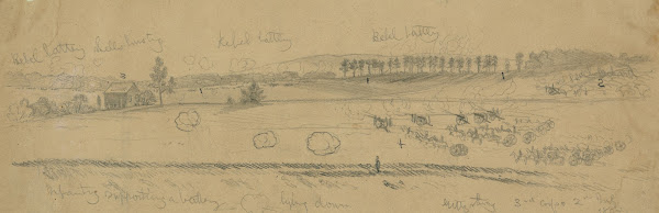 The battle of Gettysburg Attack on the Third Corps Gen Daniel E Sickles by Gen L