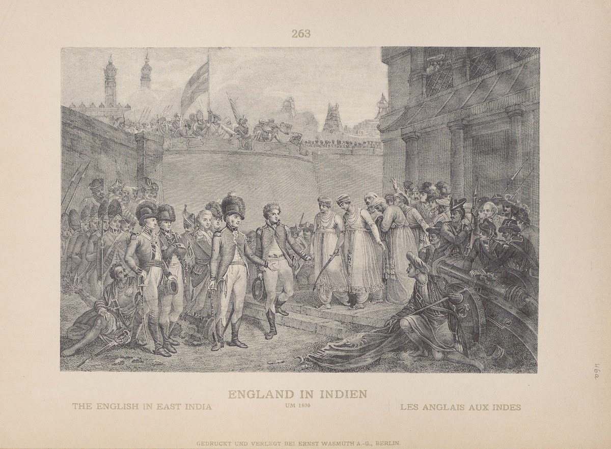 The English in East India 1905