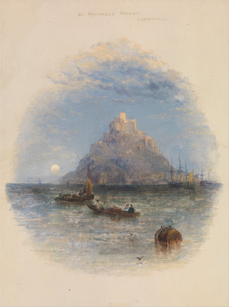 St Michaels Mount Cornwall ca 1838