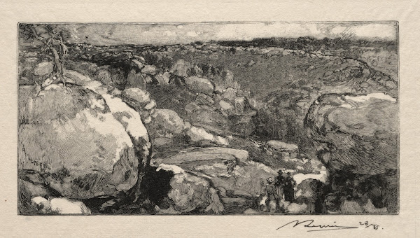 Le cirque du Long  Rocher 1888