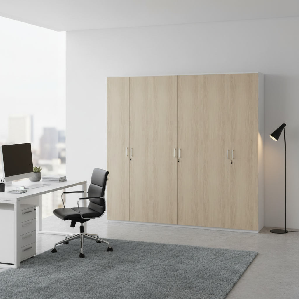 RADAR Color Full Height Six-Door Storage (File) Cabinet