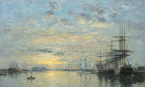 Le Havre Bassin De Leure 1872