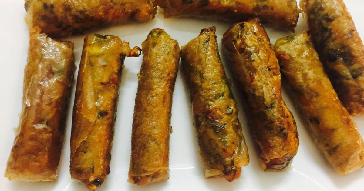 Chả giò lá đinh lăng