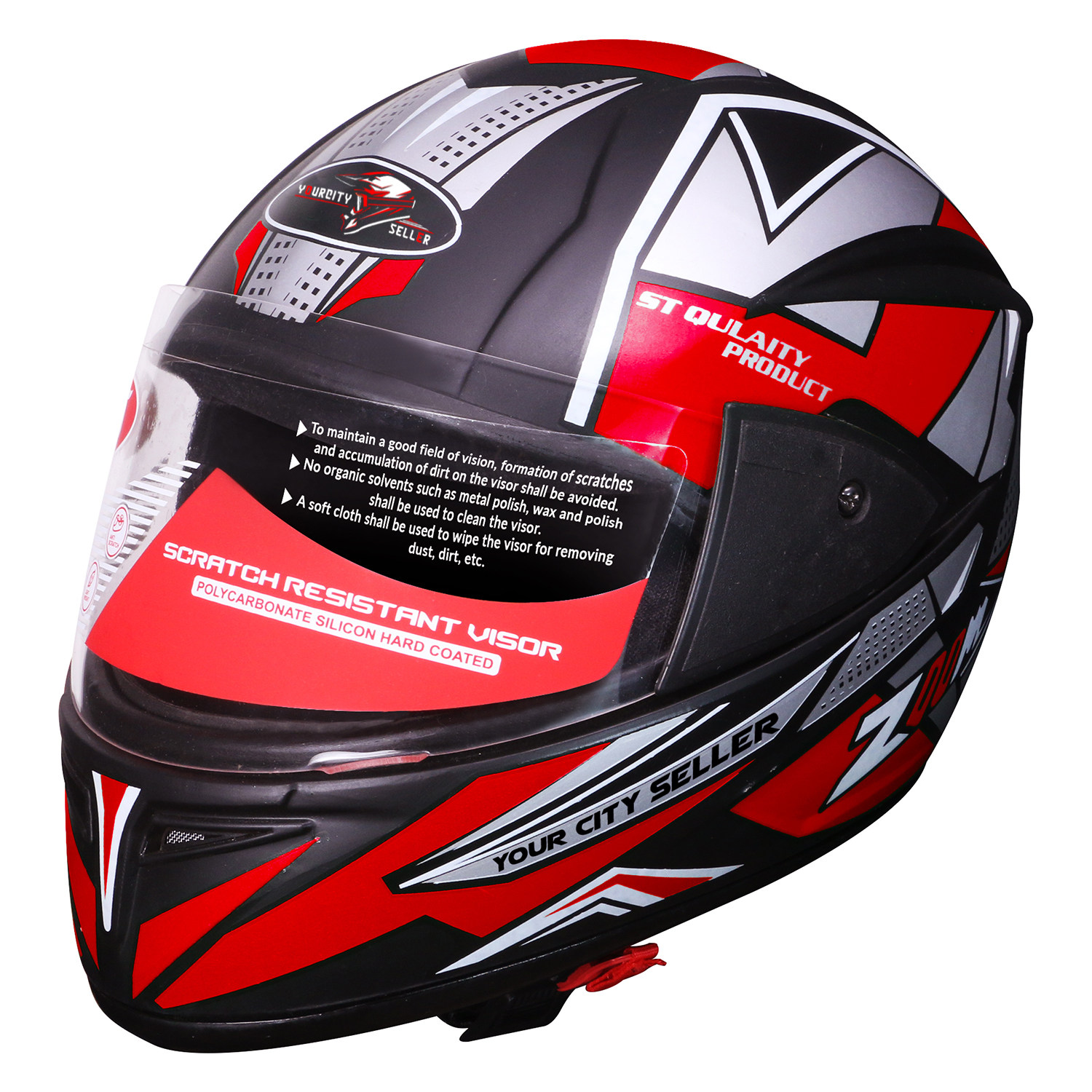 Comfortable interior padding of the helmet