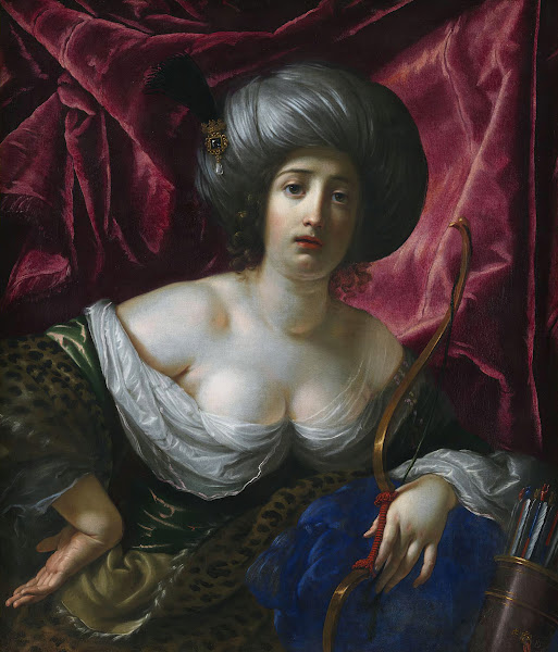 Woman Portrayed as the Goddess Diana 1639