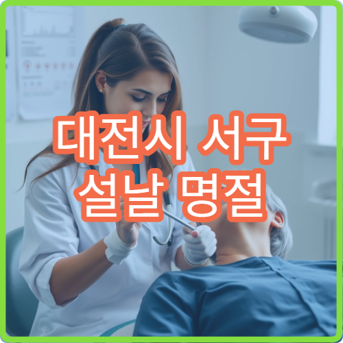 대전시 서구 설날 명절 연휴 내과 진료 병원 운영 현황