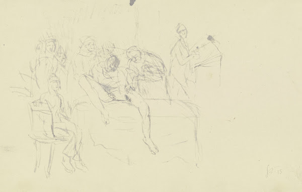 Studie aus dem Kriegslazarett 1915